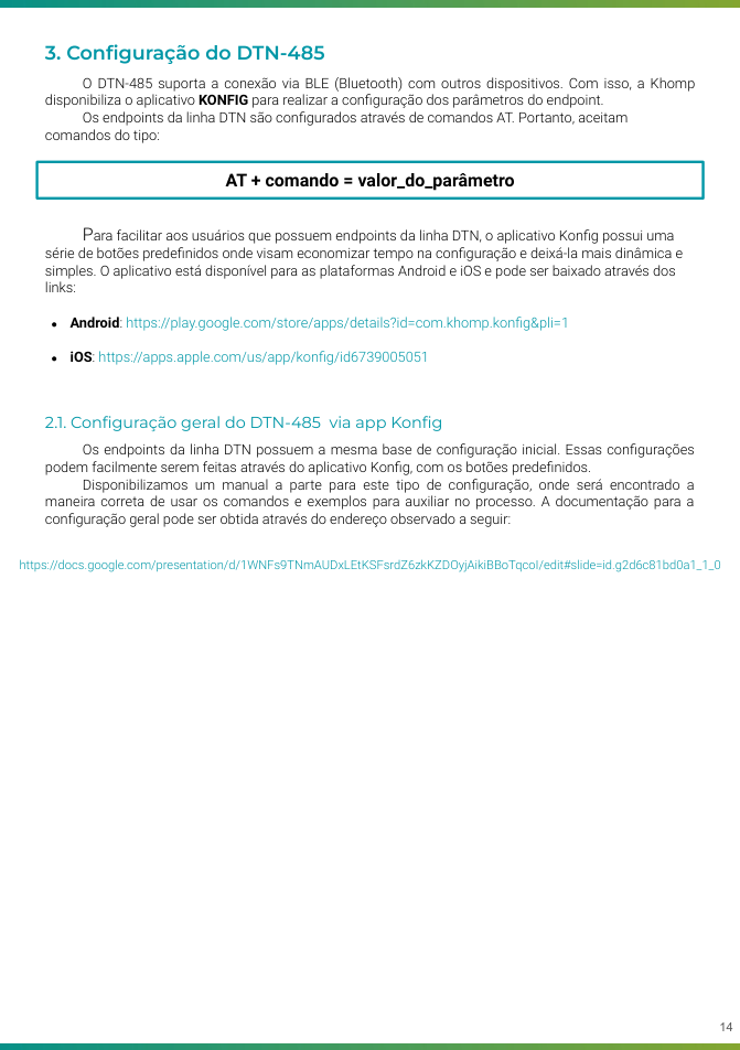 Manual página 14 — Konfig
